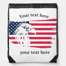 Adler und Flagge