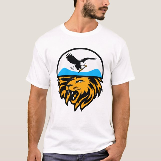 Adler- und LöwenEmblem T-Shirt (Vorderseite)