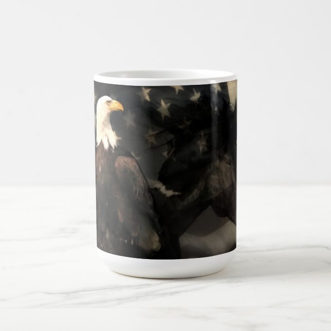 Adler und Mustang Tasse (Mittel)