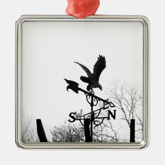 Adler und Pfeil Ornament Aus Metall (Vorne)