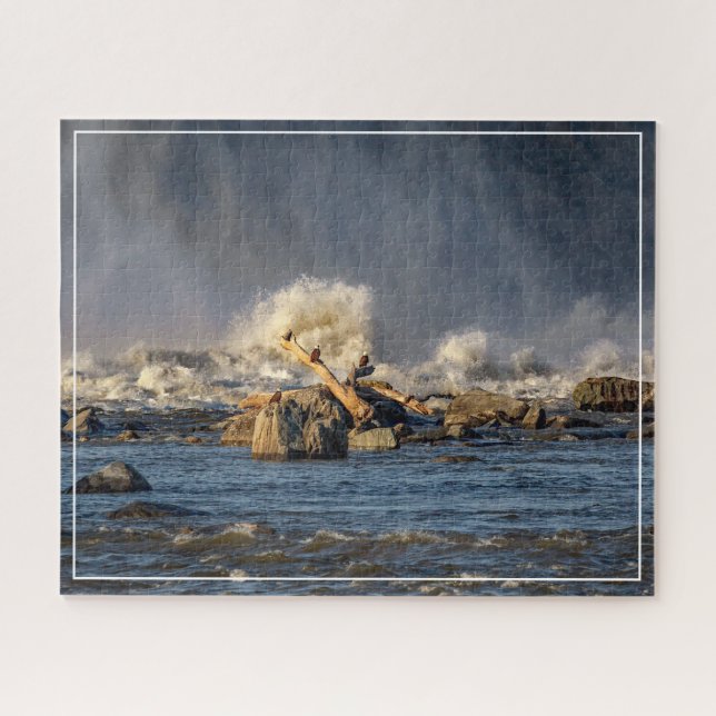 Adler und raues Wasser Puzzle (Horizontal)
