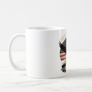 Adler- und Soldaten-Design "Freiheit ist nicht ums Kaffeetasse
