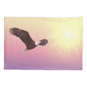 Adler und Sonne Kissenbezug