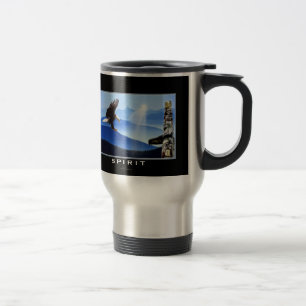 Adler und Totem-Pole Trinkwasser Tasse