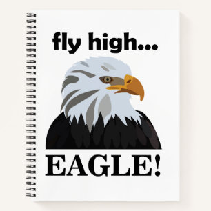 Adler Weißkopfseeadler Fliege Hoch Adler Notizbuch