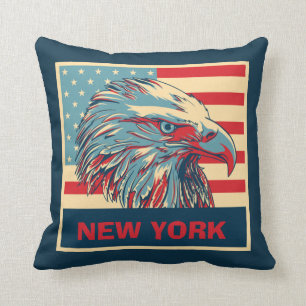 Adler-Wurfskissen New York amerikanisches Kissen