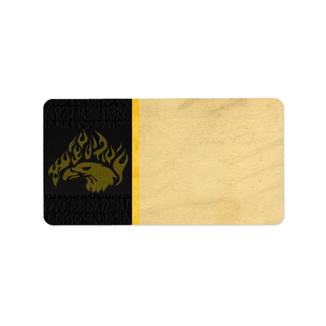 Adleradresse Adressaufkleber (Vorne)