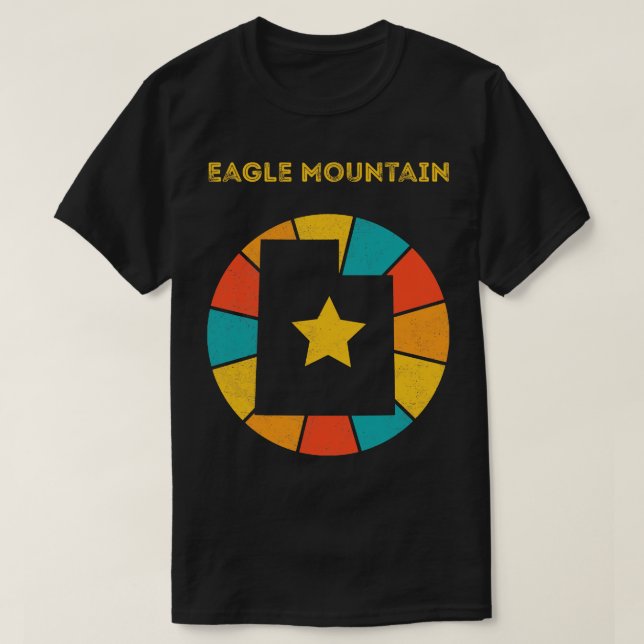 Adlerberg Utah Vintag Ausgefallenes Souvenir 1 T-Shirt (Design vorne)
