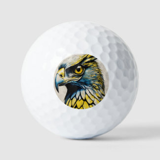 Adlerbild auf Golfball