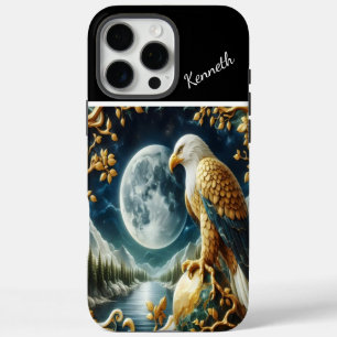 Adlerblick fest auf Vollmond iPhone 16 Pro Max Hülle