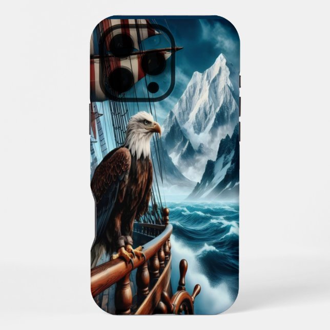 Adlerblick vom Schiff iPhone Hülle (Rückseite)