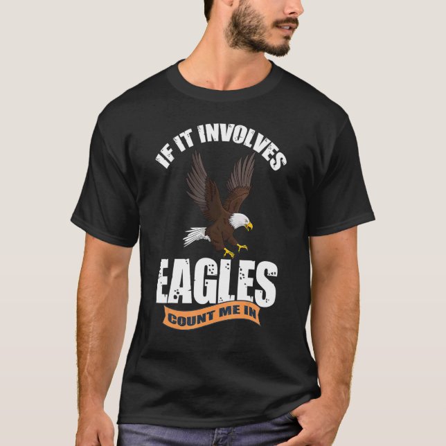 Adlerfalken zählen mich in Falken oder Falken T-Shirt (Vorderseite)