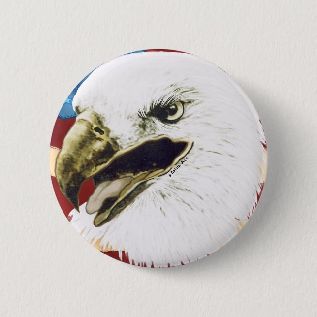 Adlerflagge Button (Vorderseite)