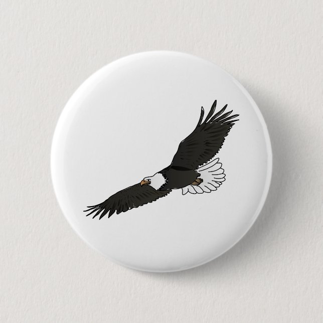 Adlerfliegen Button (Vorderseite)