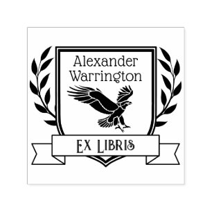 Adlerkammband Ex Libris Bibliotheksbuchname Permastempel
