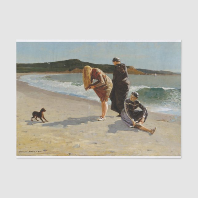 Adlerkopf, Manchester, Massachusettes (hohe Tide) Seidenpapier (Vorderseite)