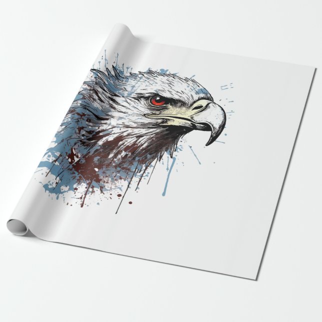 Adlermalerei Geschenkpapier (Ungerollt)
