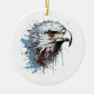 Adlermalerei  keramik ornament