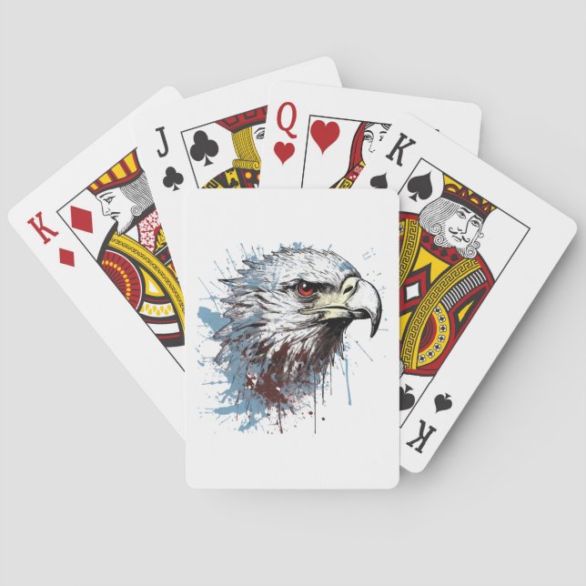Adlermalerei Spielkarten (Rückseite)