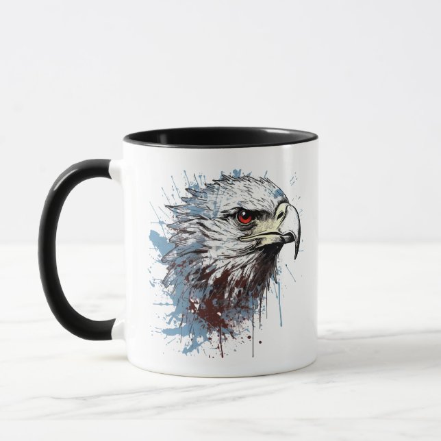 Adlermalerei Tasse (Links)