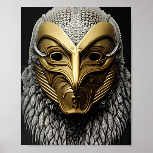 Adlermaske Akrylprint Poster