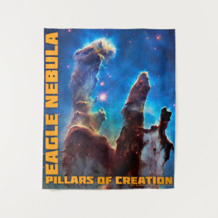 Adlers nebulosa Säulen der Schöpfung Medium Wandteppich