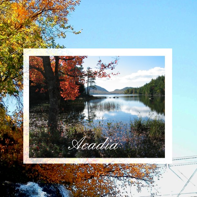 Adlersee, Acadia Nationalpark, Maine Postkarte (Von Creator hochgeladen)