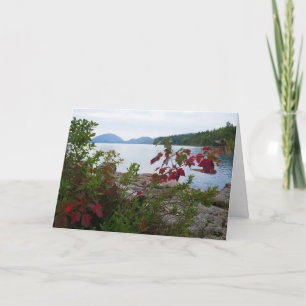 Adlersee und Blätter des Roten Apfels II Karte