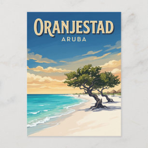 Adlerstrand Oranjestad Aruba Postkarte
