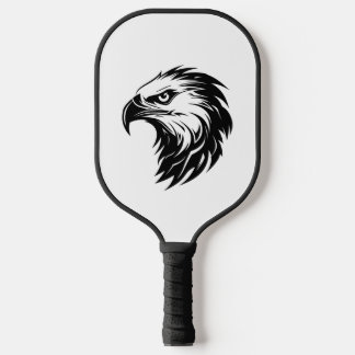 Adlervogel der Greifvogel-Silhouette Pickleball Schläger
