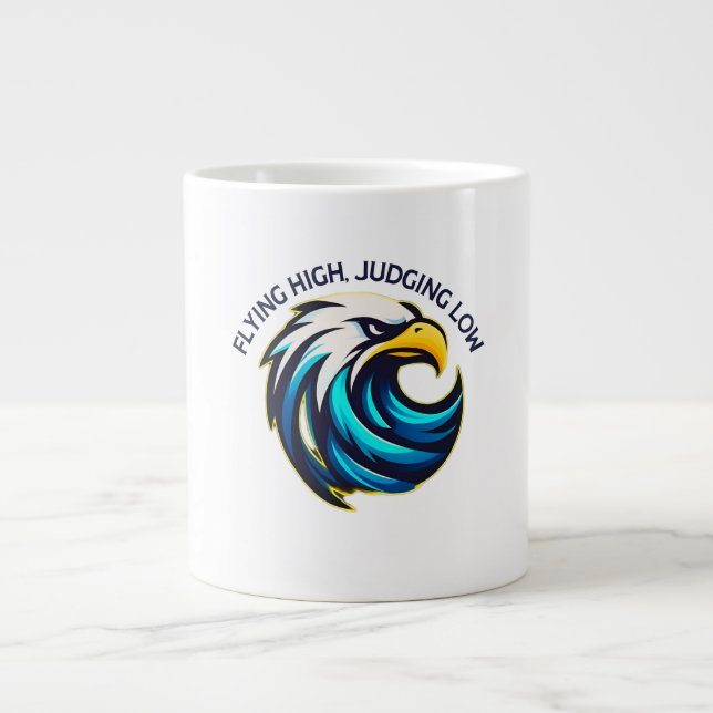 Adlervögel Jumbo-Tasse (Vorderseite)