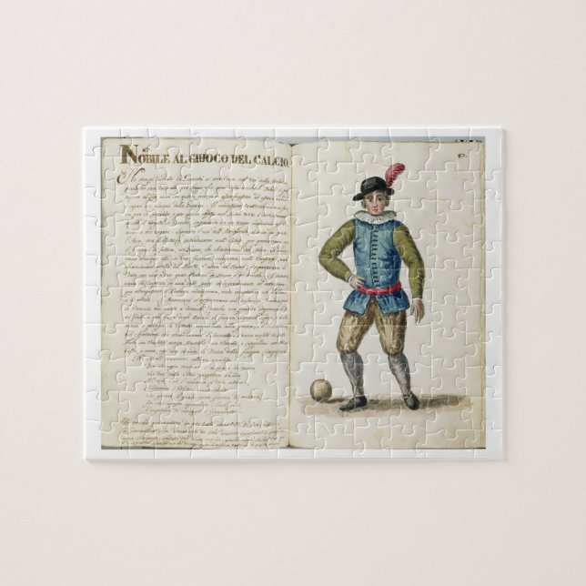 Adlig, der den Fußball, venezianisch (Manuskript, Puzzle (Horizontal)