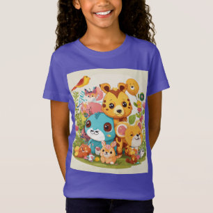 Adlige Baby Animal T-Shirts - Soft, Colorful & Pla