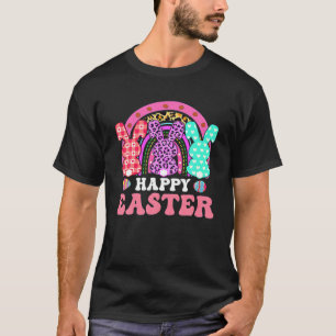 Adlige Niedliche Ostern Leopard Rabbit T-Shirt