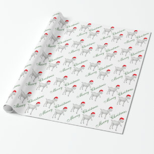 Adlige Saanen Goat Christmas Wrapping Paper Geschenkpapier