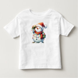 Adlige Weihnachts-Snowman Baby Bodysuit Kleinkind T-shirt