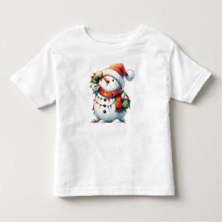 Adlige Weihnachts-Snowman Baby Bodysuit Kleinkind T-shirt