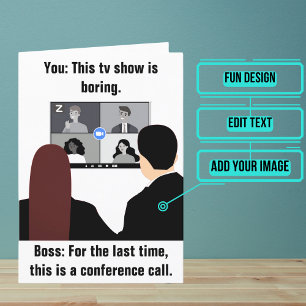 Admin Assistant Funny Birthday Karte