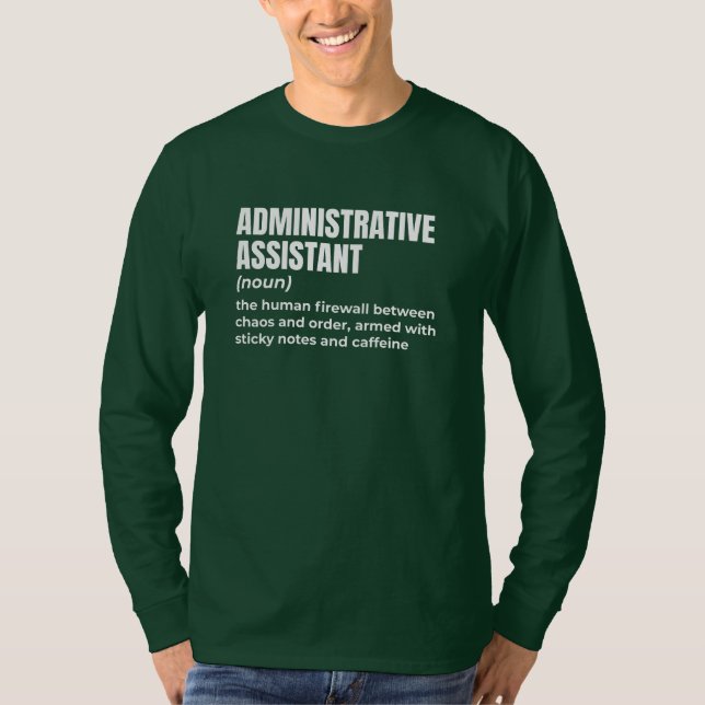 Admin Assistant Power T-Shirt (Vorderseite)