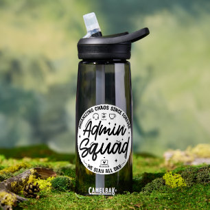Admin Chaos lustiger Zitat Admin Prof Tag Team Trinkflasche