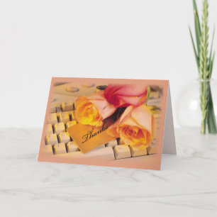 Admin Pro Computer-Rose dank Dankeskarte