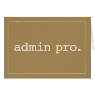 Admin Pro Definition für Admin Pro Day