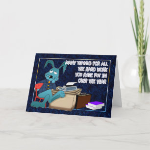 Admin Pro - Thank You For Hard Work Dankeskarte