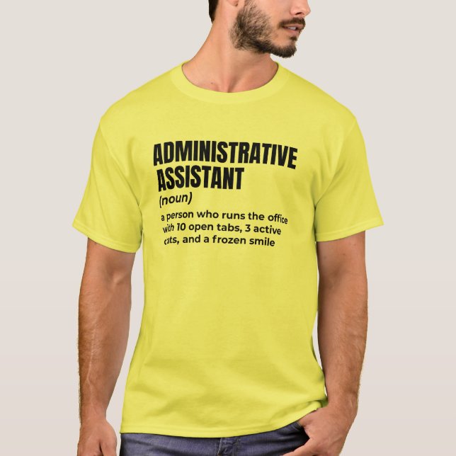 Admin Spaß: Geschenk für den echten Boss T-Shirt (Vorderseite)