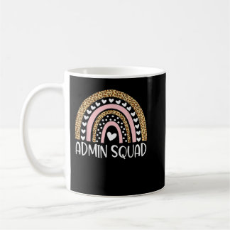 Admin Squad Administrator Rainbow Teacher Back To Kaffeetasse