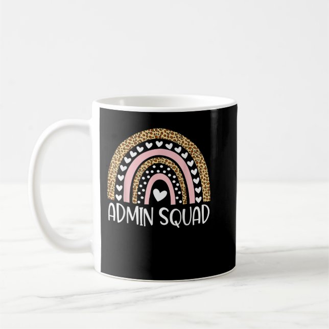 Admin Squad Administrator Rainbow Teacher Back To  Kaffeetasse (Links)