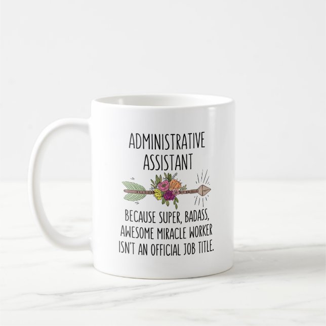 Administrative Assistentin Gift Idea Kaffee Tasse  (Links)