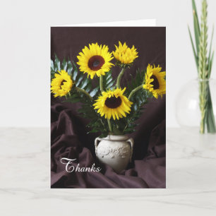 Administrative Beruflich Day Card — Sonnenblume Dankeskarte