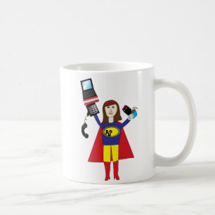 Administrative Berufliche Super Hero-Tasse Kaffeetasse