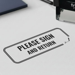 Administrative Professional Please Sign and Return Permastempel